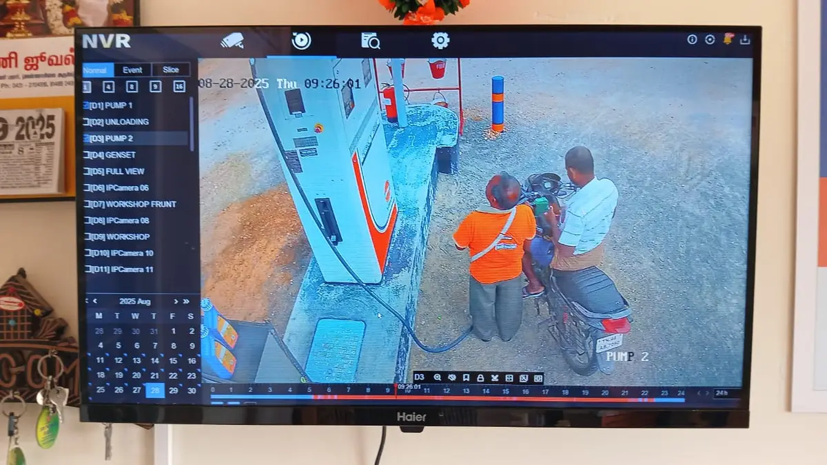 32-Ch IP CCTV — Fuel Station